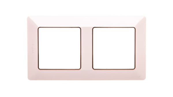 Legrand Dobbeltramme Valena Life creme/guld (754062)