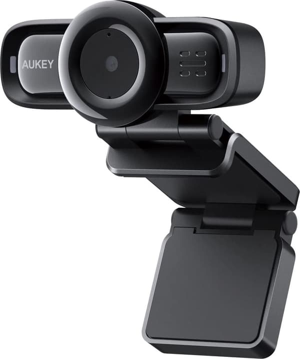 Aukey PC-LM3 Stream Series Auto Full HD Webcam med 1/3\" CMOS-sensor Sort