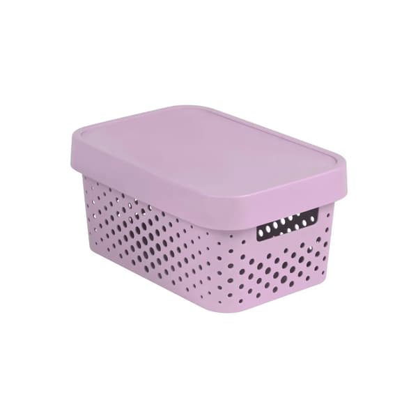 Azure behållare med lock Infinity 4,5L rosa