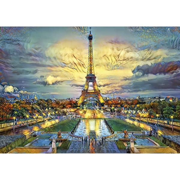 Palapeli 500 palaa. Eiffel-torni/Pariisi