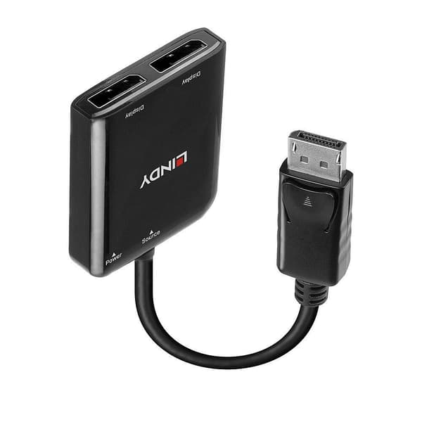LINDY 2-ports DisplayPort 1.2 MST-hub