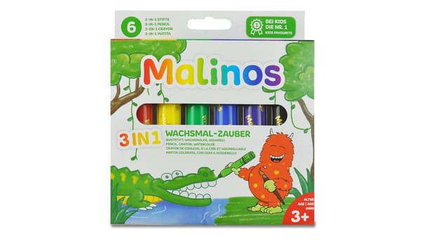 Malinos Voksfarver Voksmaling Magisk 6 Farver 3+