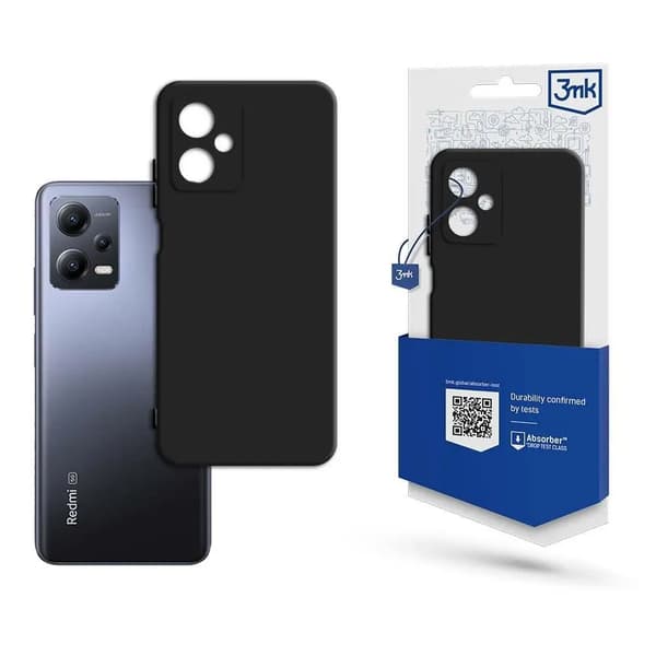 Cover til Xiaomi Redmi Note 12 5G / Poco X5 5G Series 3mk Matt Case - Sort