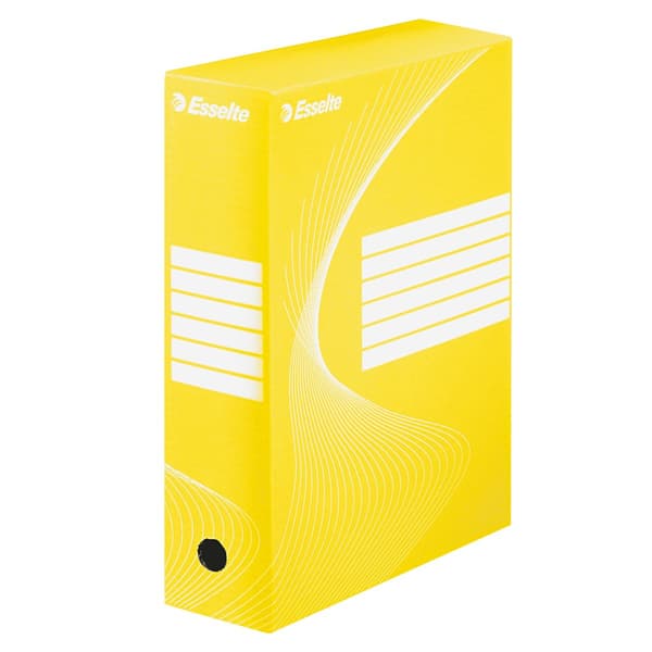 Esselte arkistointilaatikko BOX 100 KELTAINEN 128423 Esselte