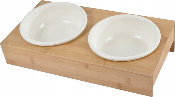 Homea keraamiset koiran kupit, Ø 16 cm, bambutelineellä