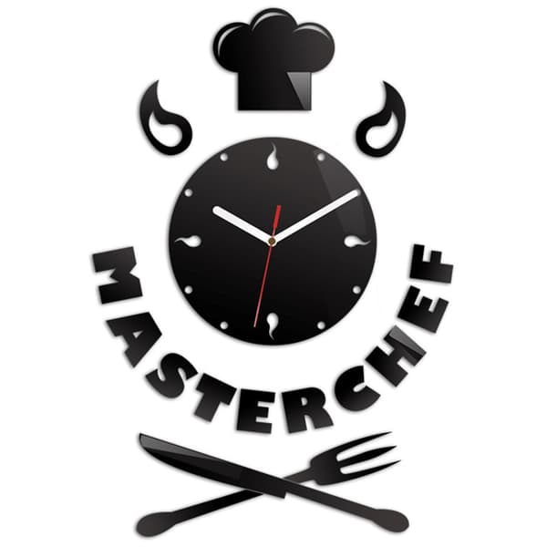 MASTER CHEF VÄGGKLOCKA