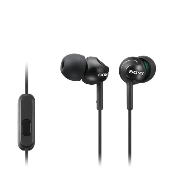 Kuulokkeet mikrofonilla Sony MDR-EX110AP Musta