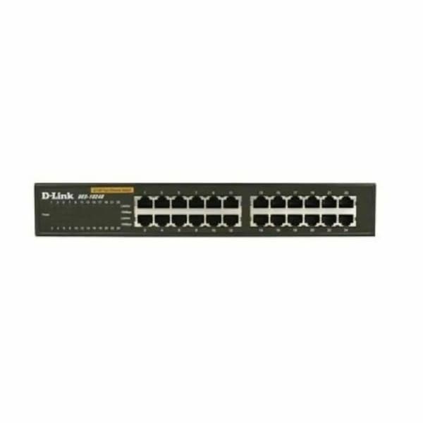 Switch D-Link DES-1024D 24 p 10 / 100 Mbps Svart