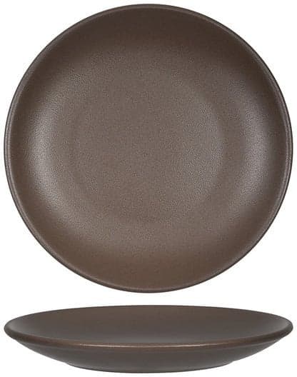 Woodart flat tallrik brun 24 cm