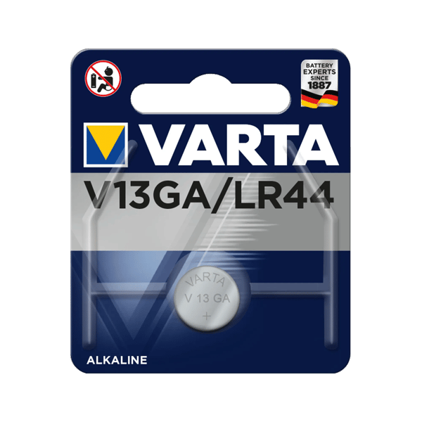 Alkalinappiparistot Varta V13GA 1,5 V LR44 Hopea