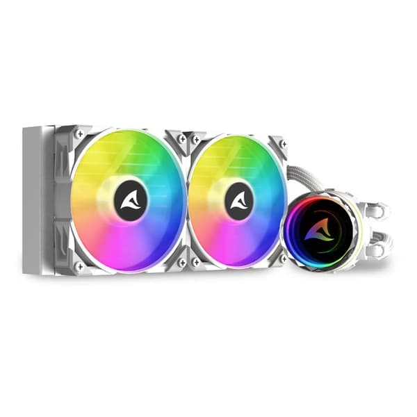 Boksventilator Sharkoon S80 Hvid RGB AIO