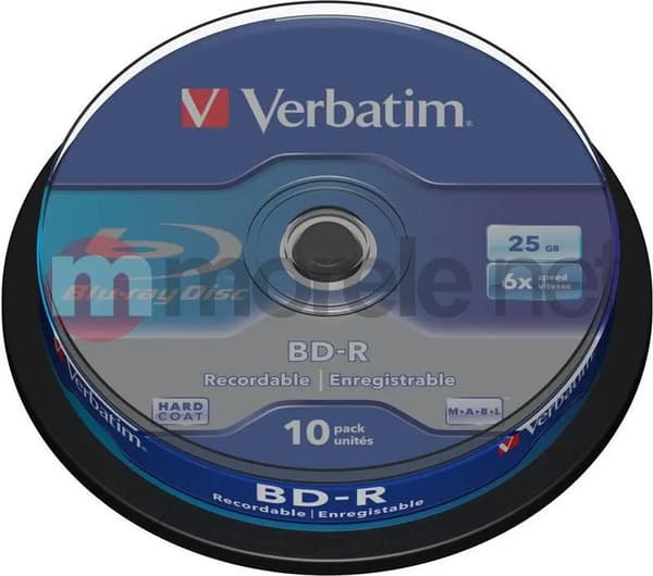 Verbatim BD-R 25GB 6x 10kpl (43742)