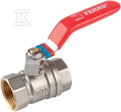 KUGLEHANE DN25 1\" GW/W, F-COMFORT