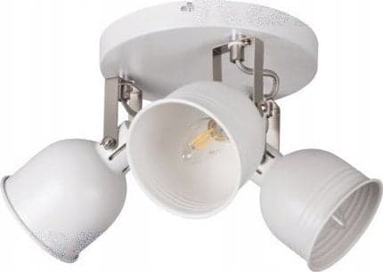 Takarmatur E14 3x max 8W DERATO EL-3O W-SR vit/silver 35645