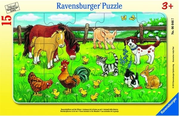 Ravensburger Pussel 15 Husdjur