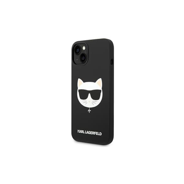 Karl Lagerfeld KLHMP14MSLCHBK iPhone 14 Plus 6.7\" Hardcase sort / sort silikone Choupette Head Magsafe