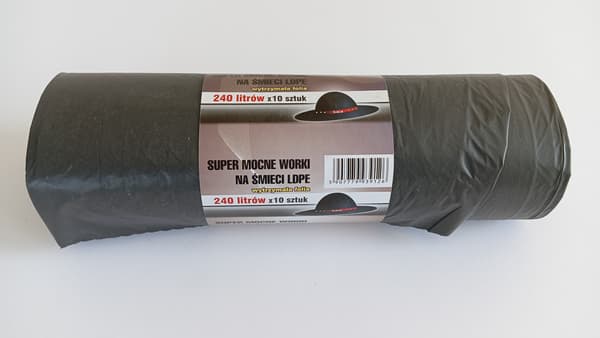 JÄTESÄKIT 240L LD A10 MUSTA