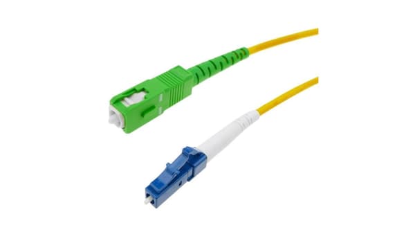 Fiberoptisk patchkabel OS2 SM SC/APC-LC/UPC Simplex /3 m/