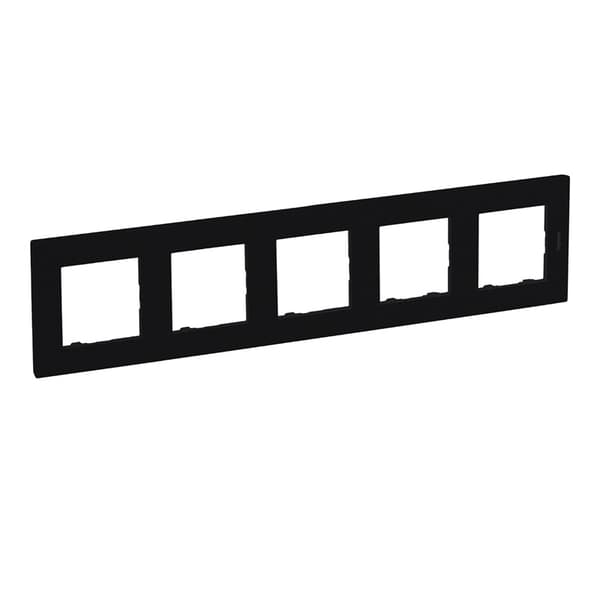 Legrand Niloe Step - kehys 5x - musta 863595