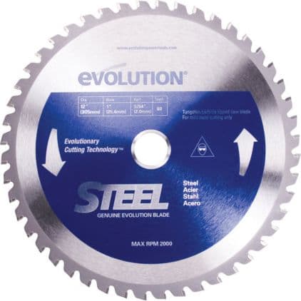 Evolution TCT sav til skæring af stål 305mm 60z (EVO-305-60-S)