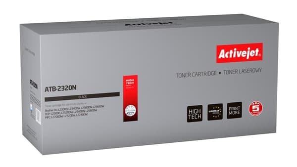 Activejet ATB-2320N (erstatning for Brother TN-2320; Supreme; 2600 sider; sort)