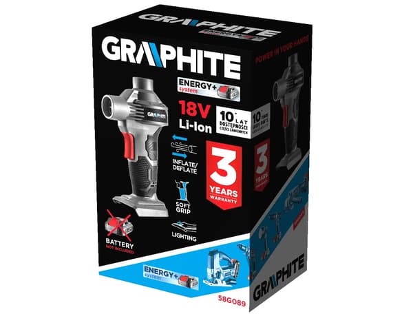 Graphite ENERGY+ 18V LI-ION BATTERIPUMPE UDEN BATTERI 58G089 GRAPHITE