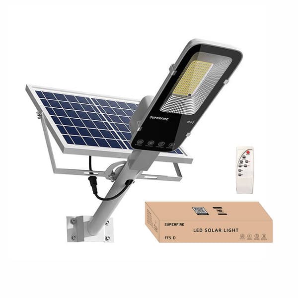 Superfire FF5-D solcellslampa, 486W, 1400lm, 20000mAh