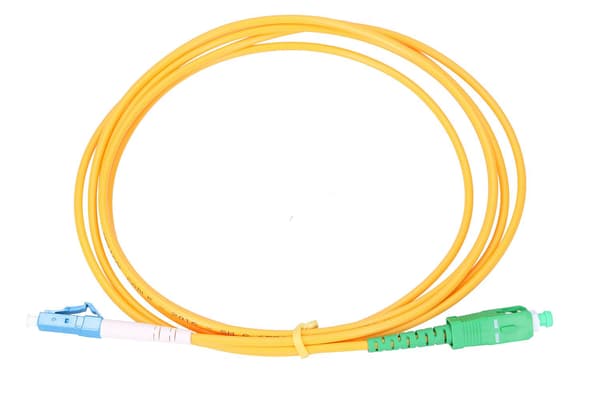 Extralink SC/APC-LC/UPC | Kuitukaapeli | Yksimuoto, Simplex, G652D, 3mm, 2m