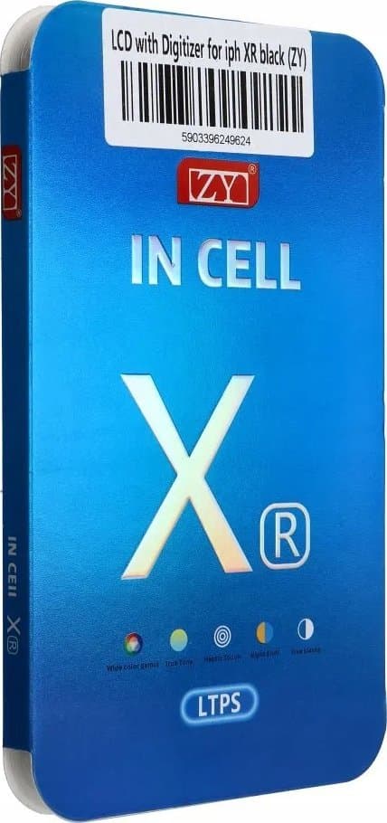 Skærm til iPhone Xr med sort touchskærm (ZY-LTPS)