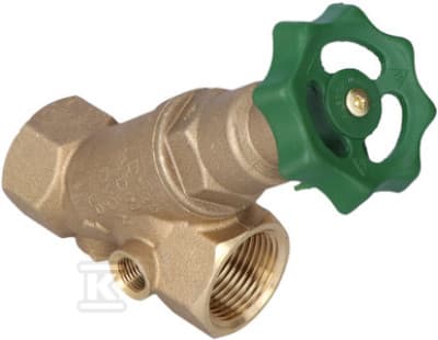 VENTIL DN25, TYP1603, GW1\", SKRÅ, AFSPÆRINGS.