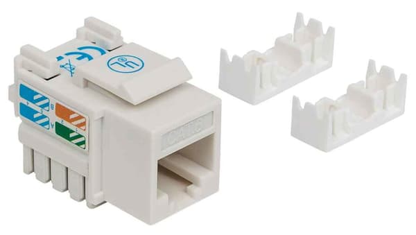 Intellinet Keystone-modul RJ45 UTP Cat6 vit