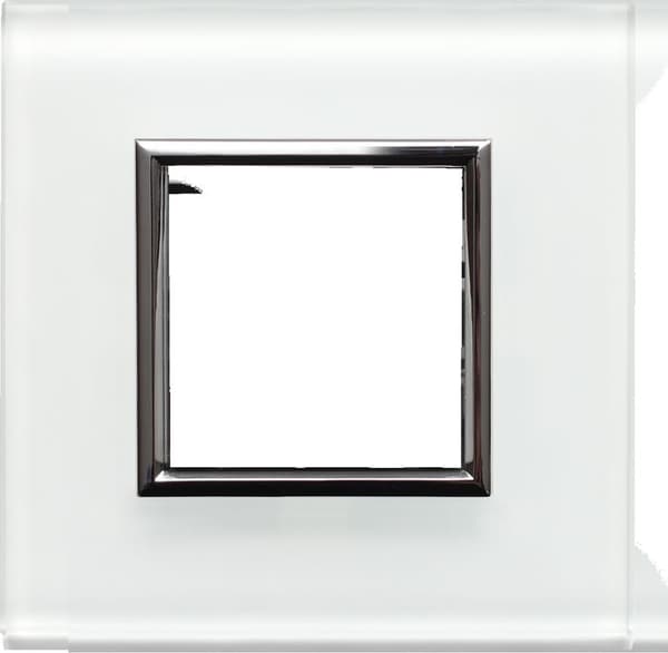 DANTE Enkelram glas vit 4502181