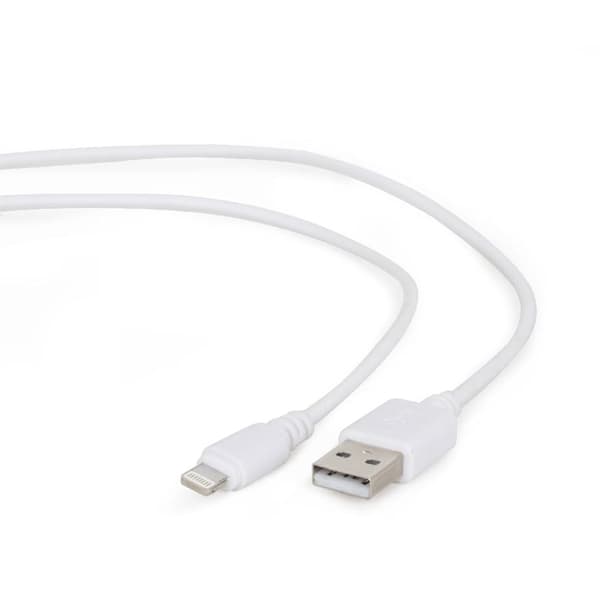 CableXpert 8-stifts laddkabel 1 m CC-USB2-AMLM-W-1M