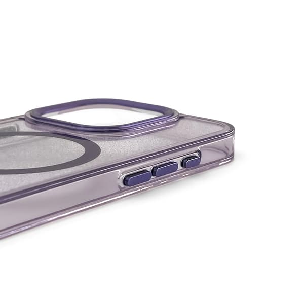Glitter Case MagSafe iPhone 16 Pro Max - violetti glitterillä