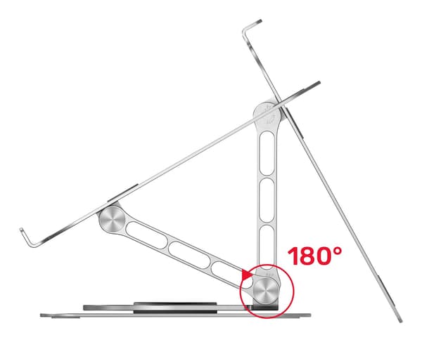 Unitek Laptopstativ justerbart 360°, 10\"- 16\"