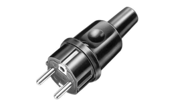 GUMMISTIK 2P+MED UNI-SCHUKO AEP 900221