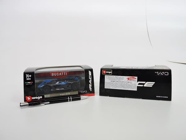 *BBURAGO metalli, 1:43, BUGATTI Bolide METALIC