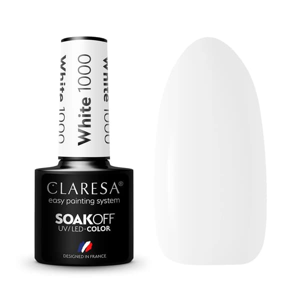 Claresa Hybrid nagellack Vit 5g