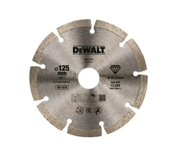Skive diam.125x22.2x1.8x7mm, segm.ekon.