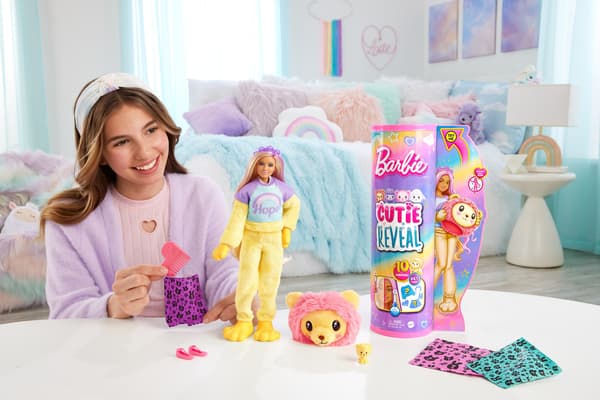 Docka Barbie Cutie Reveal Lejon