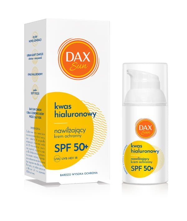 DAX Sun Kosteuttava suojavoide hyaluronihapolla SPF 50+ 30 ml