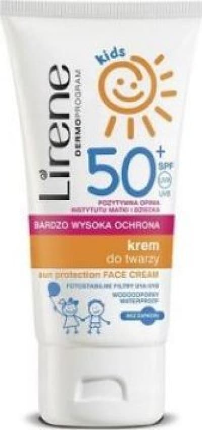 Lirene_sun Kids skyddande ansiktskräm för barn SPF50 50ml
