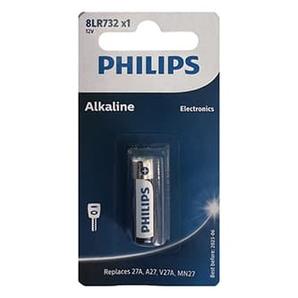 PHILIPS Kertakäyttöinen alkaliparisto A27, 1 kpl:n pakkaus