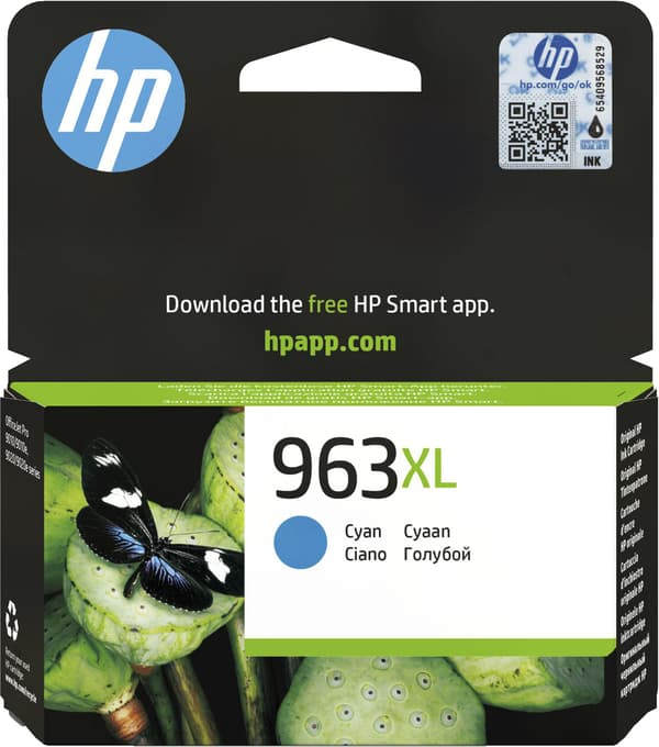 Original blækpatron HP 3JA27AE 22 ml-47 ml Cyan