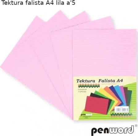 A4 wellpapp lila 5st