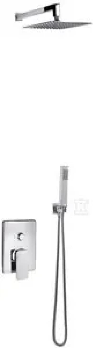 Duschset Valvex Carre krom (2449980)