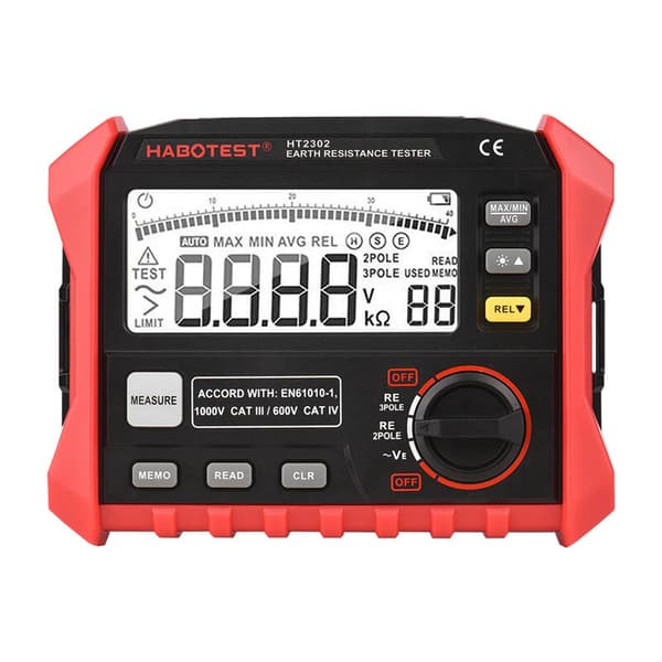 Habotest HT2302 Digitaalinen vastusmittari