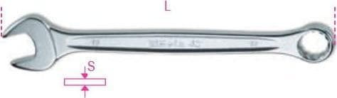 FLAD RINGNØGLE 13*13MM