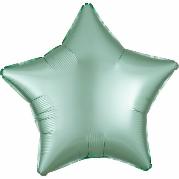 Lustre Mintgrøn Stjerne Folieballon 48cm 9914109