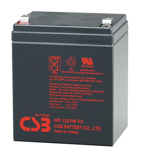 Batteri til CSB HR1221WF2 afbrydelsesfri strømadapter